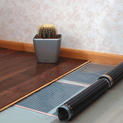 Infrarot-Fußbodenheizung