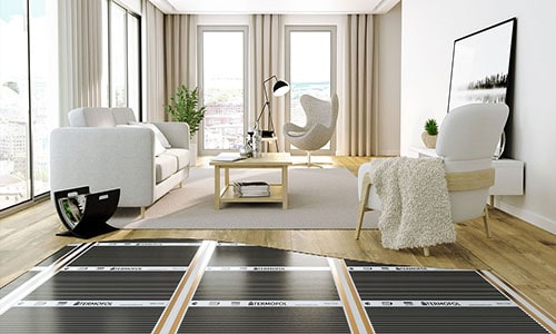 Infrarot-Fußbodenheizung