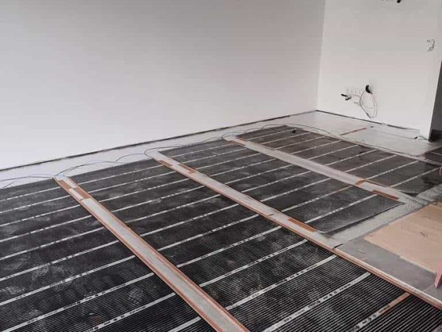 Infrarot-Fußbodenheizung